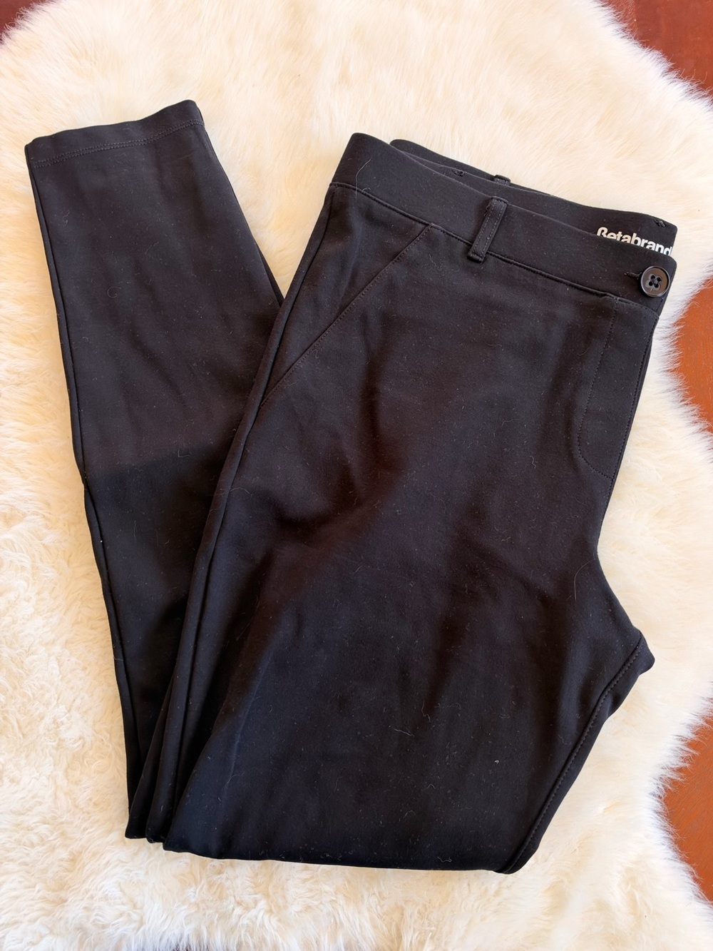Betabrand Black Skinny Pants